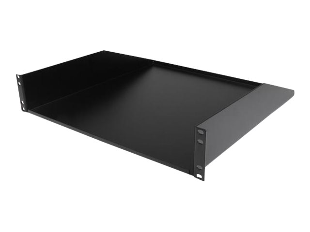 StarTech.com 2U Fixed Server Rack Mount Shelf, 22in Deep Steel Universal Cantilever Tray for 19