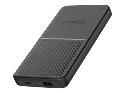 OtterBox - Powerbank - 10000 mAh - 18 Watt - 3 A - Apple Fast Charge, Huawei Fast Charge, PE 2.0+, PD 3.0, QC 3.0, AFC, SFCP - 2 Ausgabeanschlussstellen (USB, 24 pin USB-C) - auf Kabel: USB, USB-C - Twilight