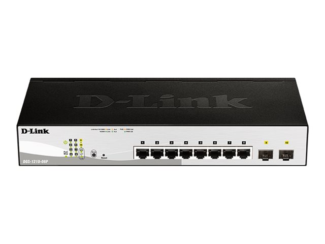 D-LINK 8-Port Layer2 PoE Smart Switch DGS-1210-08P/E