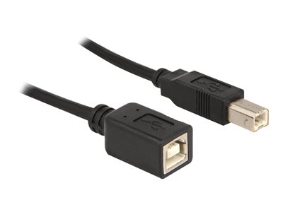 DELOCK USB Verl.B -> B St/Bu 2.00m sw - 83427