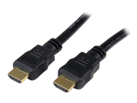 StarTech.com Câble HDMI haute vitesse Ultra HD 4K x 2K de 50cm - Cordon HDMI vers HDMI - Mâle / Mâle - Noir - Plaqués or