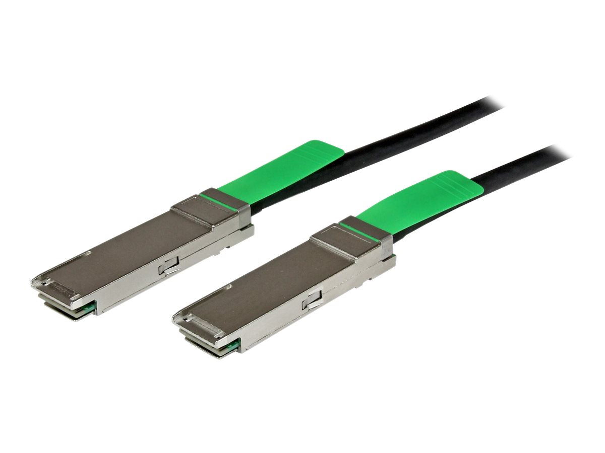 StarTech.com MSA Uncoded Compatible 2m 40G QSFP+ To QSFP+ Direct Attach ...