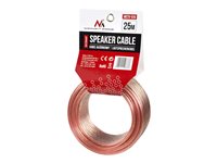 Maclean MCTV-510 Bulkhøjttalerkabel Gennemsigtig 25m