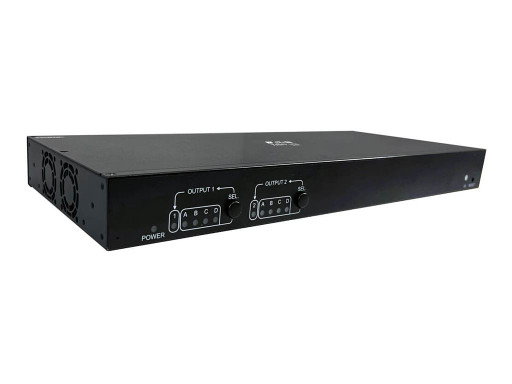 Eaton Tripp Lite series 4x2 HDMI over Cat6 Matrix Switch Kit, Switch/2x Pigtail Receivers