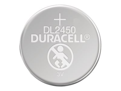 Duracell CR2450 3 Volt Lithium Coin Cell Battery
