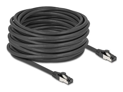 DELOCK RJ45 Netzwerkkabel Cat.8.1 S/FTP 15m-40Gbps schwarz Netzwerkkabel