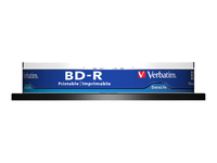 Verbatim DataLife - 10 x BD-R - 25 GB 6x - ink jet printable surface - spindle