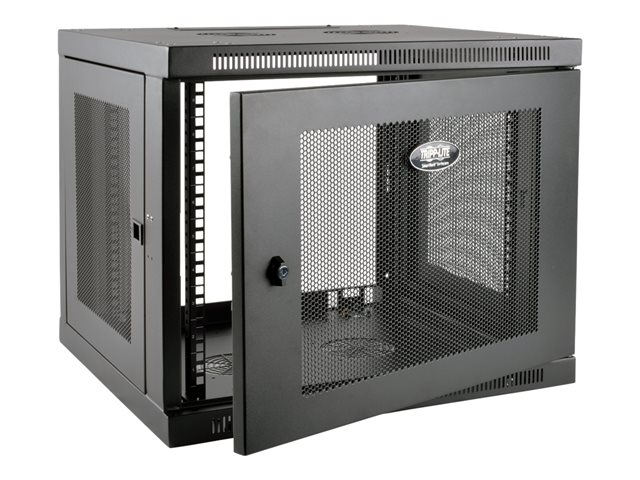 Tripp Lite 9U Wall Mount Rack Enclosure Server Cabinet Low Profile Deep