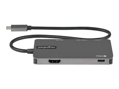 StarTech.com 4-Port USB-C Hub with 100W Power Delivery Pass-Through 2x  USB-A + 2x USB-C 5Gbps Portable