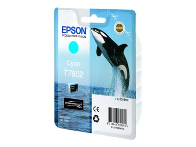 EPSON Tinte T7602 Cyan - C13T76024010