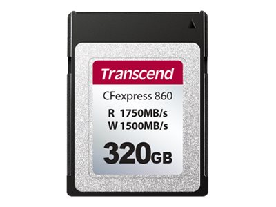 TRANSCEND 320GB CFExpress Card 2.0 SLC - TS320GCFE860