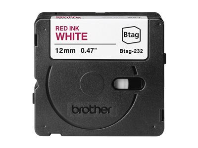 BROTHER Ribbon BTAG232 12MM Red BROTHER Ribbon BTAG232 12MM Red