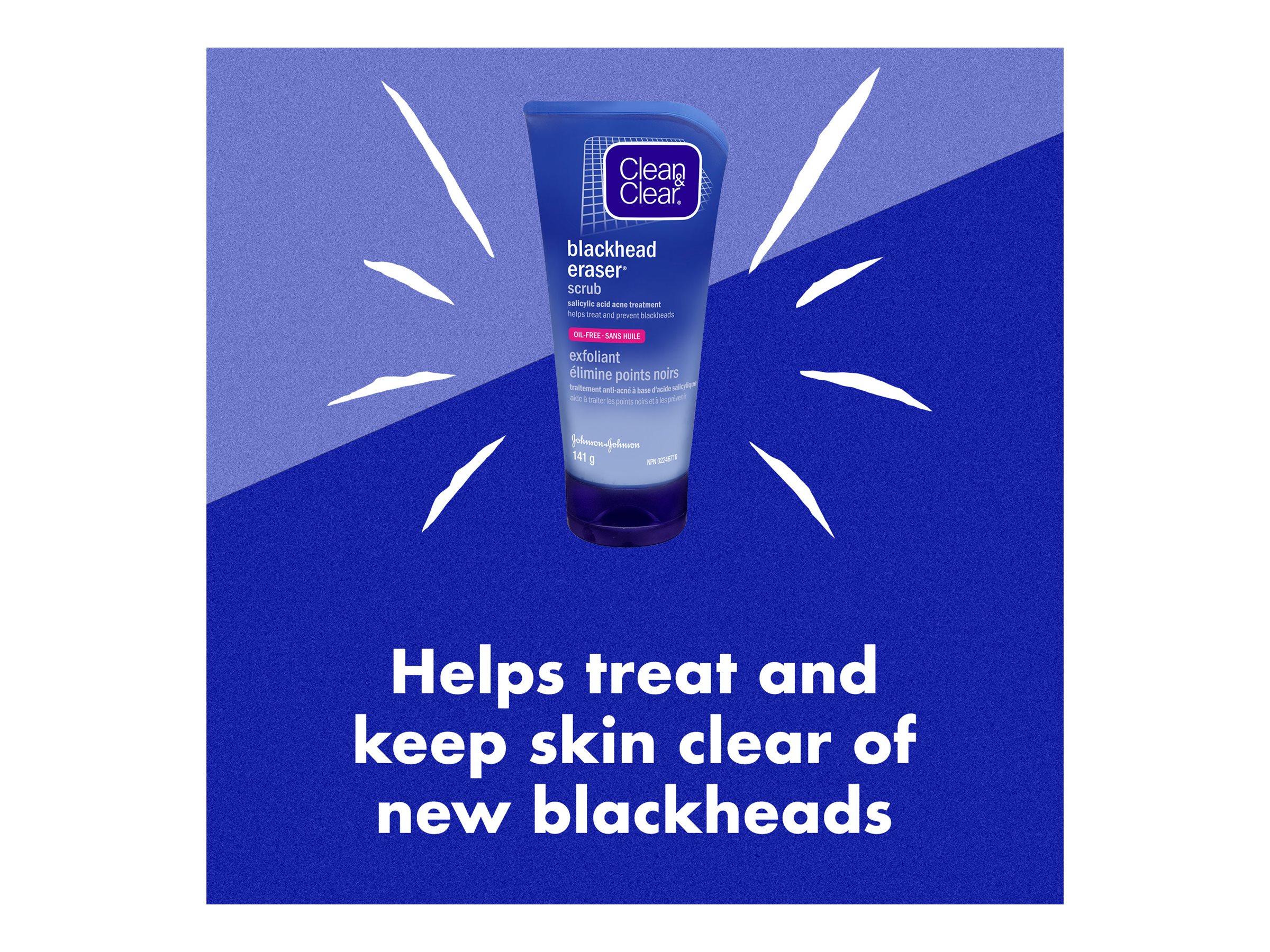 Clean & Clear Advantage Blackhead Eraser Scrub - 141g