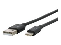 Mobilis USB Type-C kabel 1m Sort