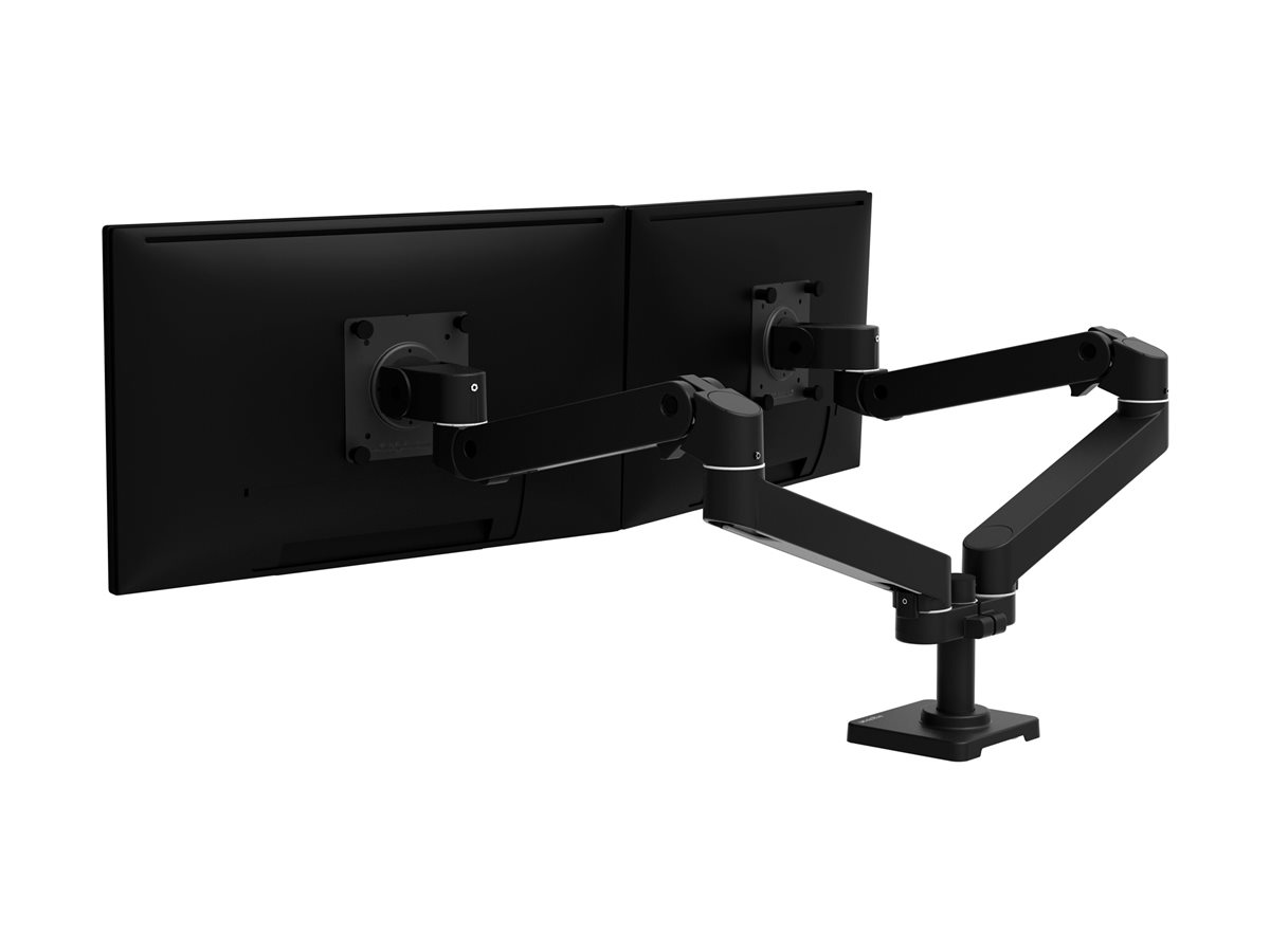 Ergotron LX Pro montážní sada - modulární - pro 2 LCD displeje - vedle sebe - černá – foto 2