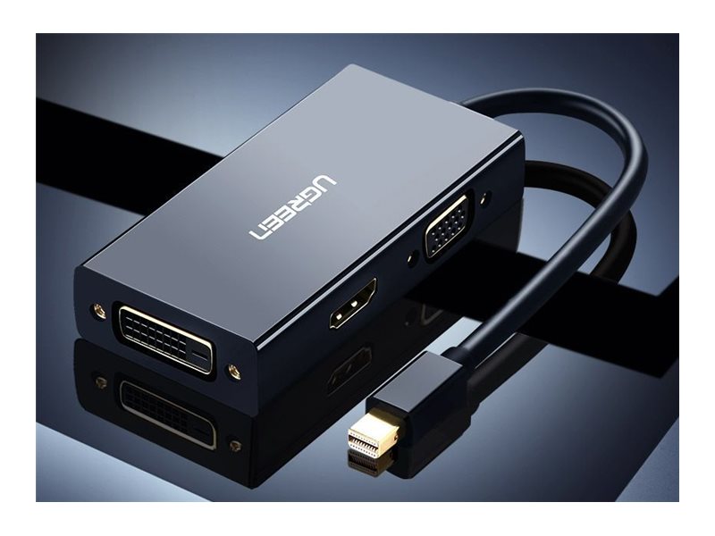 Ugreen adapter Mini DisplayPort / HDMI / DVI / Product shot Right-angle 79550