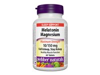 Webber Naturals Maximum Strength Melatonin Magnesium Tablets - 10/150mg - 60's