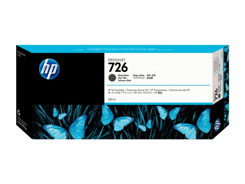 HP 726 300-ML MATTE BLACK INK C