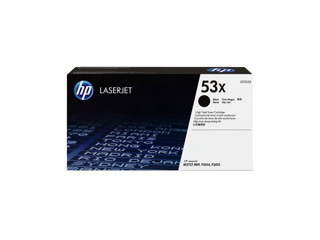 HP TONER LASERJET Q7553X NOIR P