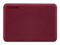 Toshiba Canvio Advance Hard drive 1 TB external (portable) 2.5INCH USB 3.2 Gen 1 red