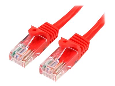 StarTech.com 25ft Red Cat5e Snagless RJ45 UTP Patch Cable