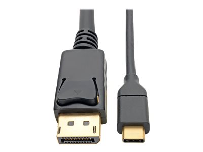 Tripp Lite USB-C to DisplayPort Cable, 4K @ 60Hz, Thunderbolt 3, USB Type C, USB-C, USB Type-C, 6' 6ft.