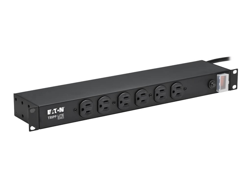 Tripp Lite Power Strip Rackmount Metal 120V 5-15R 12 Outlet 15' Cord 1URM
