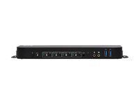 Eaton Tripp Lite series 4-Port DisplayPort KVM with Dual Console Ports (DP and HDMI), 4K 60Hz 4:4:4, DP1.4 with IR Remote - KVM / audio / USB switch - 4 ports