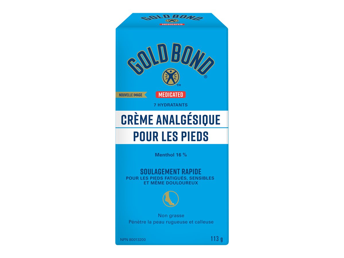 Gold Bond Medicated Pain Relieving Foot Cream 113g