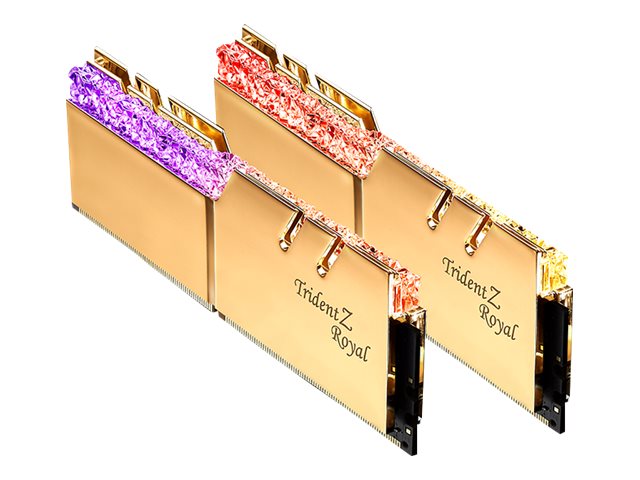 Pamięć DDR4 G.Skill Trident Z Royal Gold RGB 16GB (2x8GB) 3200MHz CL16