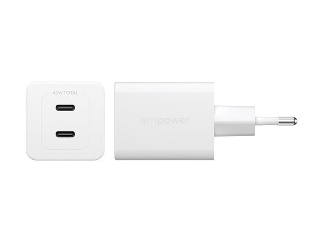 PanzerGlass empower nabíječka Turbo GaN 45 W 2x USB-C, bílá – foto 5
