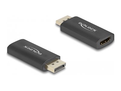 DELOCK Aktiver DisplayPort 1.4 zu HDMI Adapter 8K mit HDR - 61055