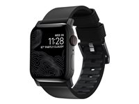 Nomad Urrem Smart watch Sort FKM-gummi Heinen Leather PVD-belægning 316 kvalitet rustfrit stål