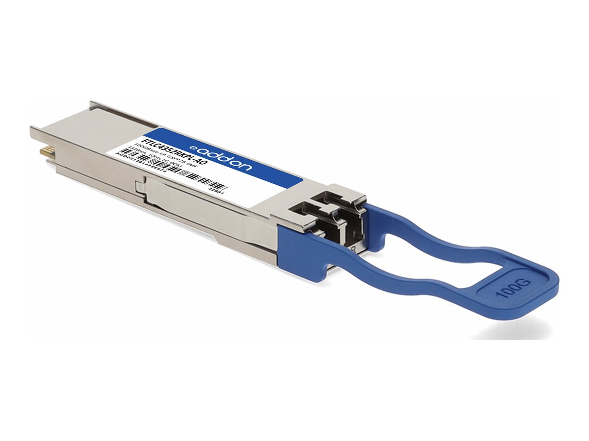 AddOn - QSFP28 transceiver module (equivalent to: Finisar FTLC4352RKPL)