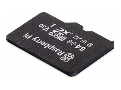 Raspberry Pi, flash memory card, 64 GB, microSD