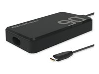 Qoltec Strømadapter - AC / USB-C 90Watt