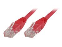 MicroConnect CAT 5e Ikke afskærmet parsnoet (UTP) 15m Netværkskabel Rød
