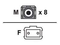 AddOn - Patch cable - MPO single-mode (F) to SC single-mode (M)