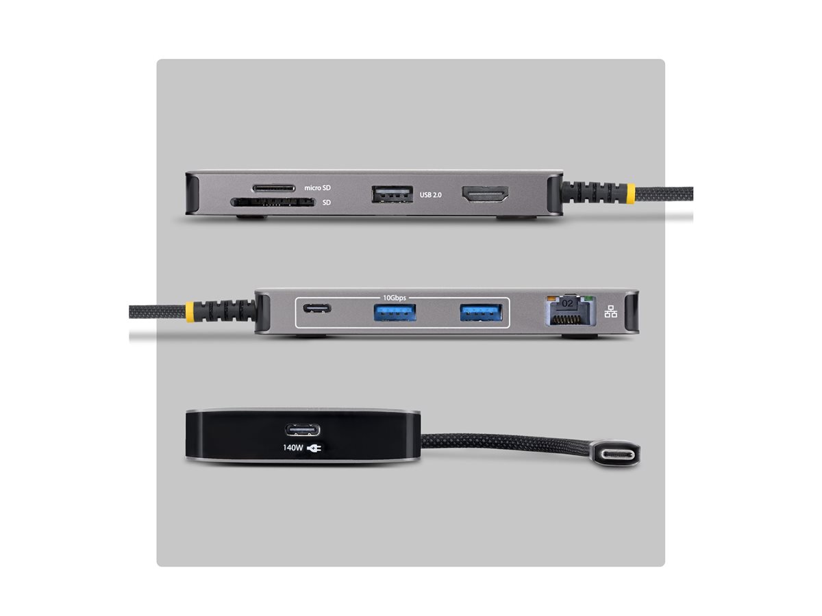 Startech - dokovací stanice - USB-C 3.2 Gen 2 - HDMI - 10GbE, 1GbE – foto 5