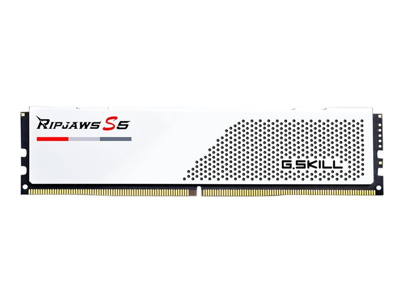DDR5 32GB 5200-36 Ripjaws S5 white kit of 2 G.SKILL | F5-5200J3636C16GX2-RS5W
