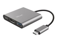 TRUST Adaptateur DALYX USB-C 3 en 1 HDMI
