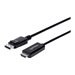 Manhattan DisplayPort 1.2 to HDMI Cable, 4K@60Hz, 3m, Male to Male, DP With Latch, Black, Not Bi-Directional, Three Year Warranty, Polybag