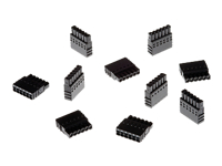 AXIS Connector A 6-pin 2.5 Straight - Camera connector (pack of 10) - for AXIS P1385-E, Q1656-BE, Q1656-BLE