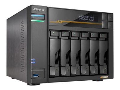 ASUSTOR AS6806T 6 Bay NAS AMD V3C14