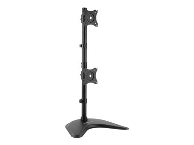 Shop  StarTech.com Dual Monitor Mount - Supports Monitors 12 to 24 -  Adjustable - VESA Monitor Stand for Desk - Low Profile Base - Horizontal -  Black (ARMBARDUO) stand - adjustable arm - for LCD display - black