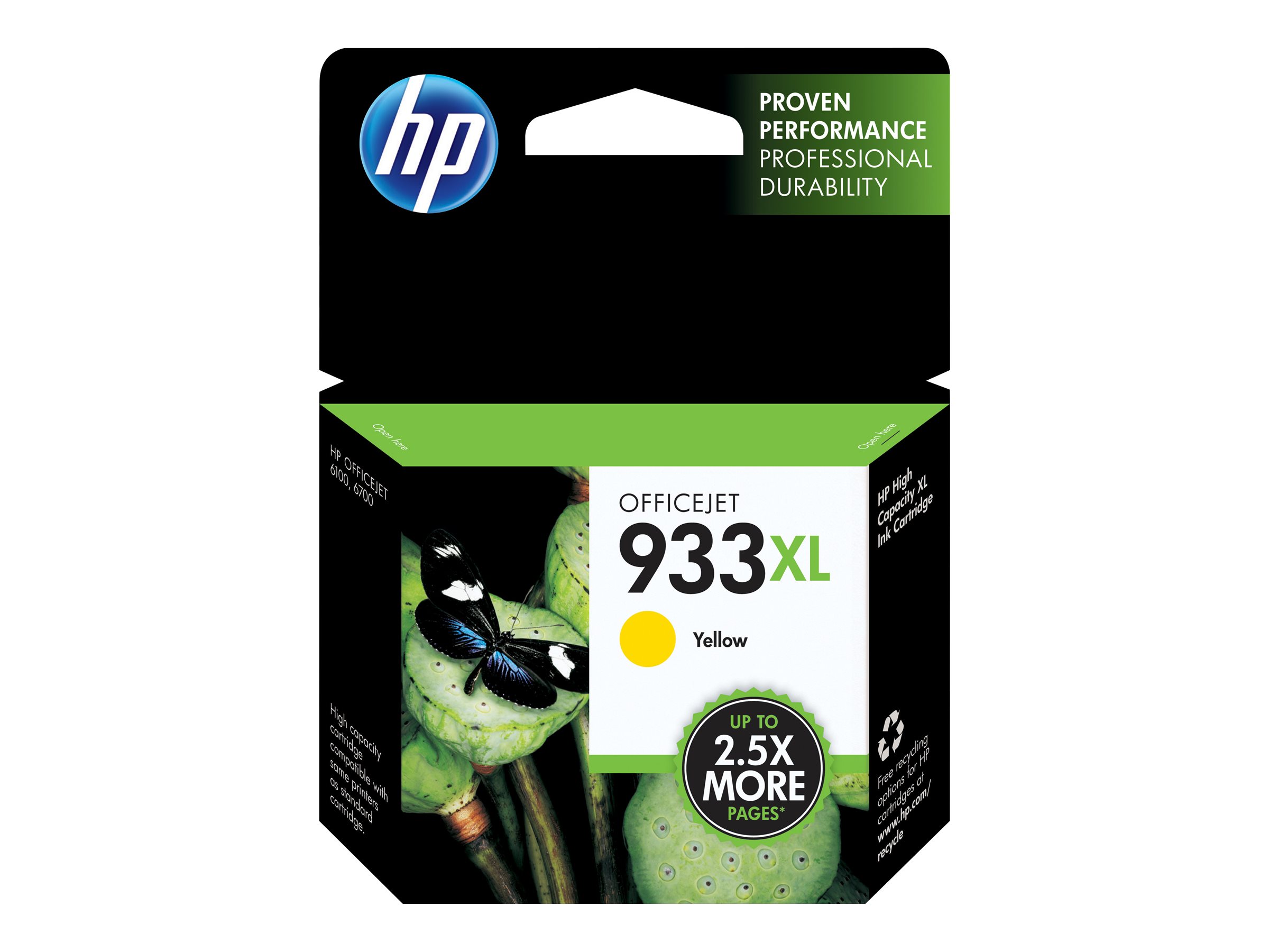 HP 933XL High Yield yellow original ink Usage / lifestyle Multi-angle 72520