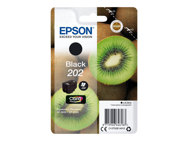Image of Epson 202 - black - original - ink cartridge