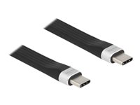 DeLOCK USB 3.2 Gen 2 USB Type-C kabel 13.5cm Sort
