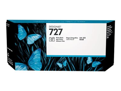 HP 727 - 300 ml - High Capacity - photo black - original - DesignJet - ink cartridge - for DesignJet T1500, T1530, T2500, T2530, T920, T930