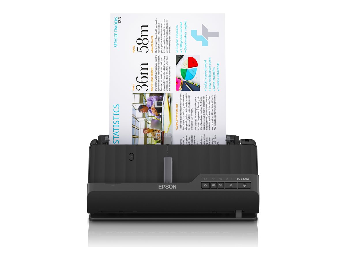 Epson ES-C320W - skener typ sheetfed - stolní - USB 2.0, Wi-Fi(n) – foto 5